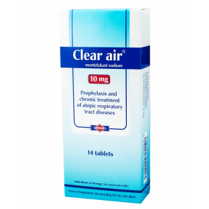 CLEAR AIR 10 MG ( MONTELUKAST ) 14 TABLETS
